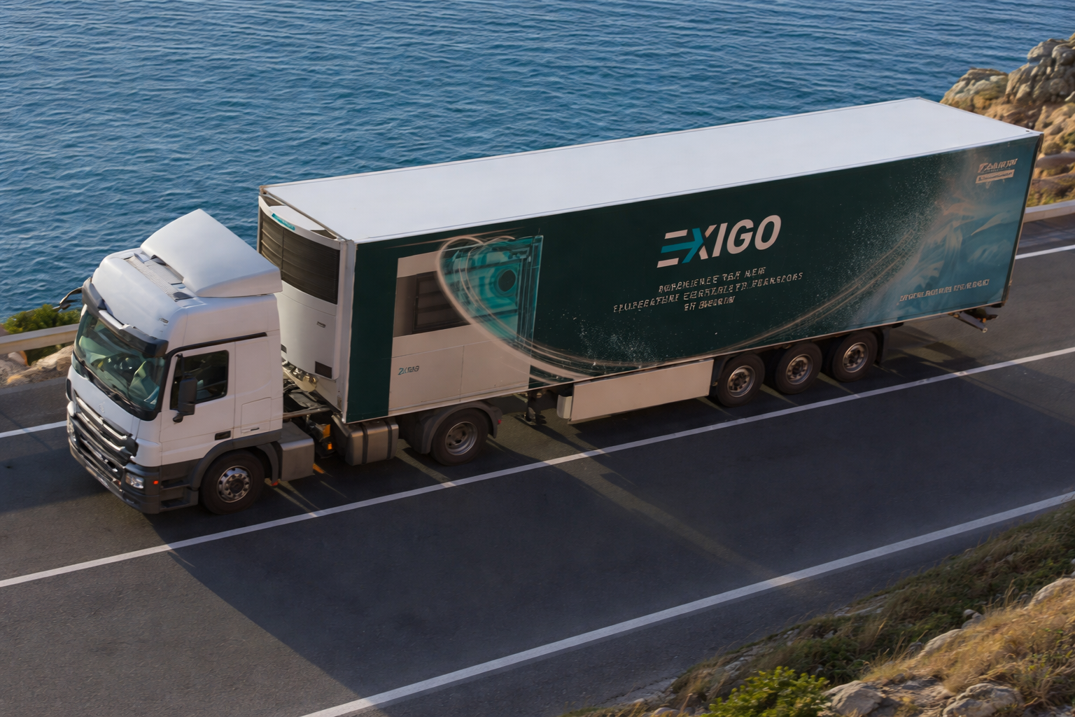 Carrier Transicold refrigeration unit fitted to a refrigerated trailer